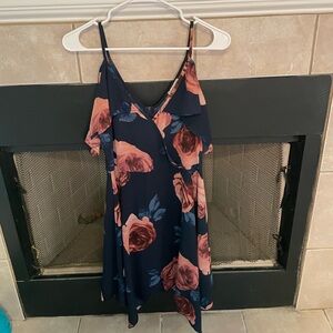 Flowy Floral Charlotte Russe Off The Shoulder Dress